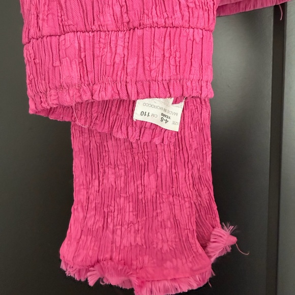 Zara Kids Pink Ruffled Top - Picture 3 of 4